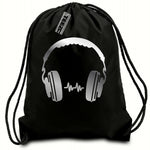 Drawstring Bag - DJ Headphones